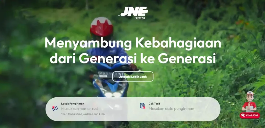 Kunjungi Website Resmi JNE