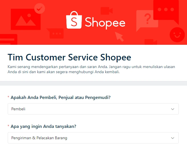 Tim Customer Service Shopee