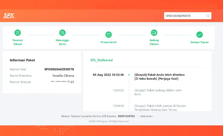 Selesai Cek Resi Shopee Express Hemat