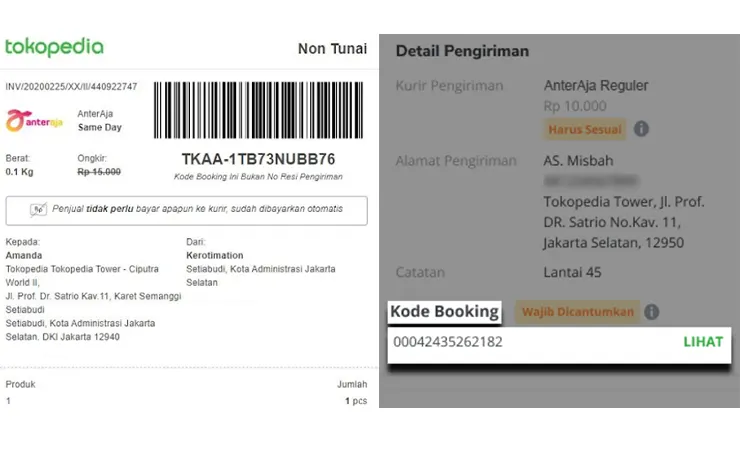 Apa Itu Kode Booking Anteraja