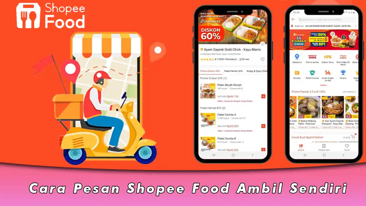 Cara Pesan Shopee Food Ambil Sendiri