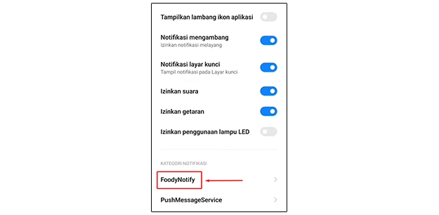 Ketuk FoodyNotify