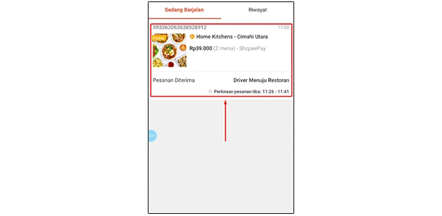 Pilih Pesanan Shopee Food