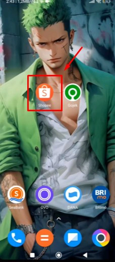 1. Buka Aplikasi Shopee