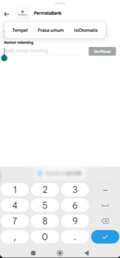 10. Tempel Nomor Virtual Account