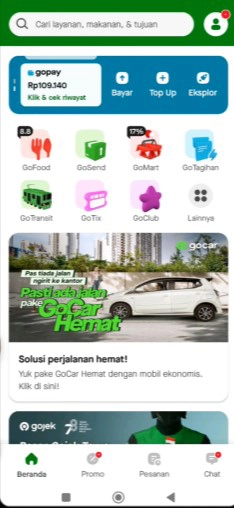 8. Pilih Menu Bayar dan Ke Rekening Bank